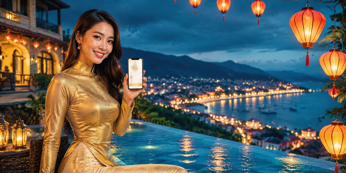 Người chơi đăng ký tài khoản trên ứng dụng 1bq tại Hội An